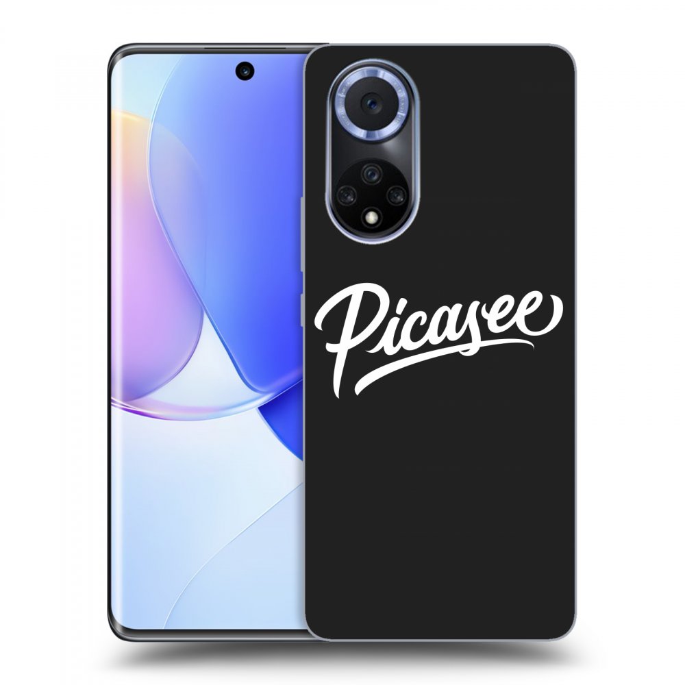 Picasee silikonowe czarne etui na Huawei Nova 9 - Picasee - White