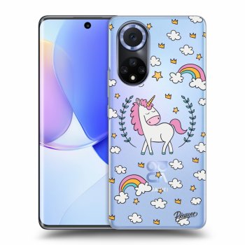 Picasee silikonowe przeźroczyste etui na Huawei Nova 9 - Unicorn star heaven