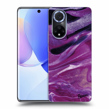 Etui na Huawei Nova 9 - Purple glitter