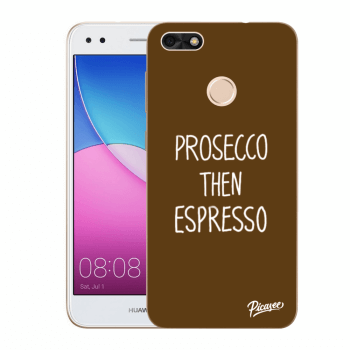 Picasee silikonowe przeźroczyste etui na Huawei P9 Lite Mini - Prosecco then espresso