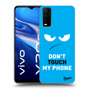 Etui na Vivo Y20s - Angry Eyes - Blue