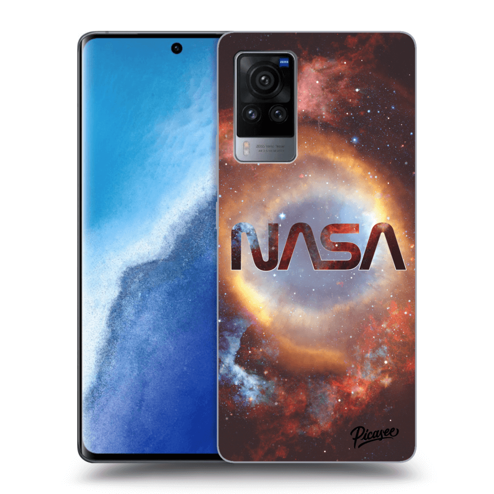 Picasee silikonowe czarne etui na Vivo X60 Pro 5G - Nebula