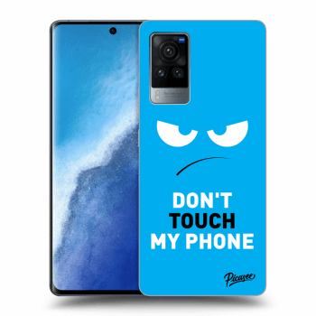 Etui na Vivo X60 Pro 5G - Angry Eyes - Blue