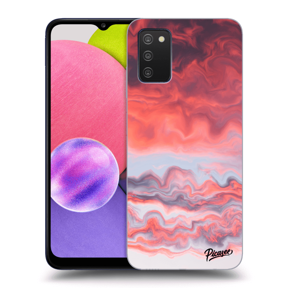 Picasee ULTIMATE CASE pro Samsung Galaxy A03s A037G - Sunset