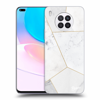 Etui na Huawei Nova 8i - White tile