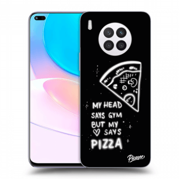 Picasee silikonowe przeźroczyste etui na Huawei Nova 8i - Pizza