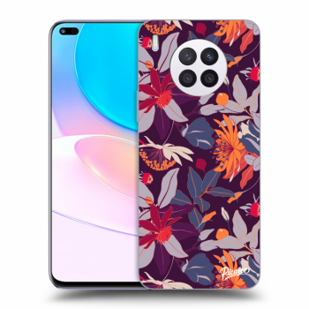 Etui na Huawei Nova 8i - Purple Leaf