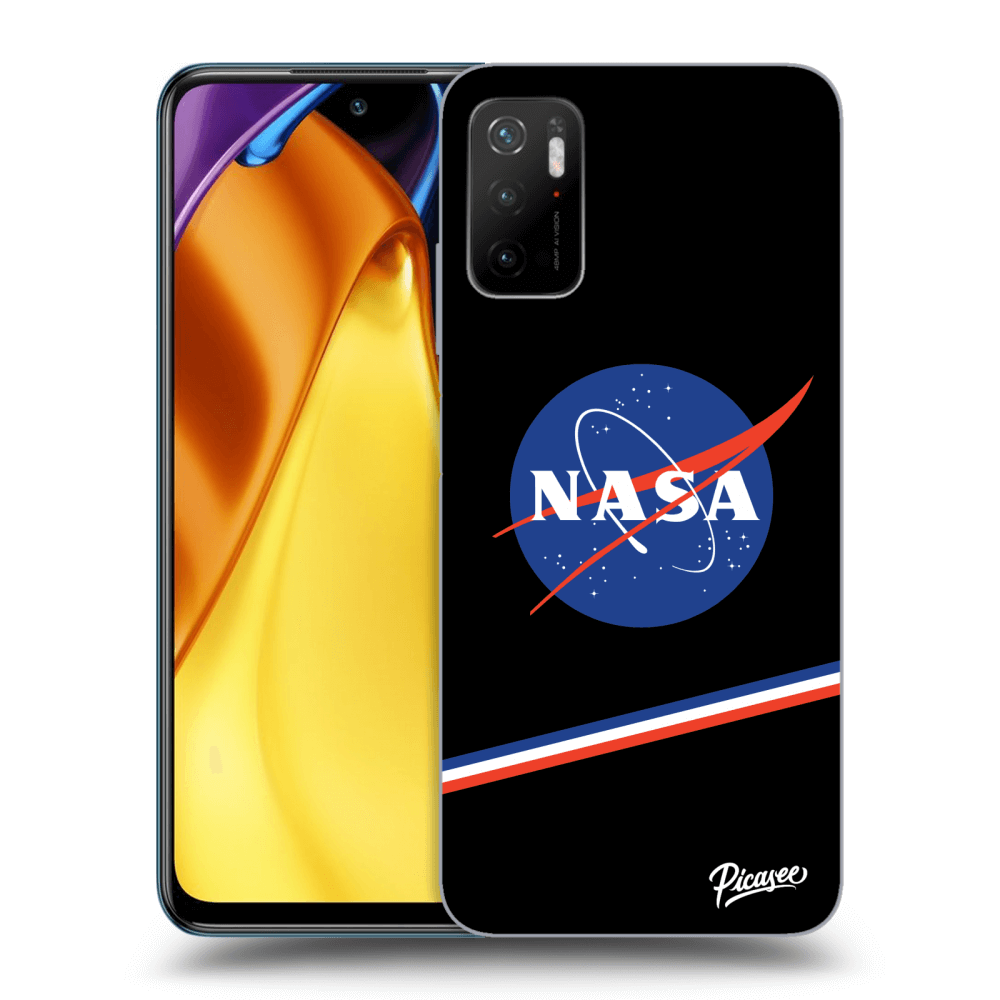 Picasee silikonowe czarne etui na Xiaomi Poco M3 Pro 5G - NASA Original