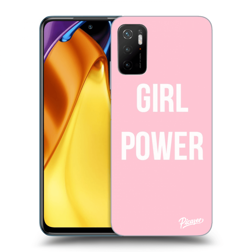 Picasee silikonowe przeźroczyste etui na Xiaomi Poco M3 Pro 5G - Girl power