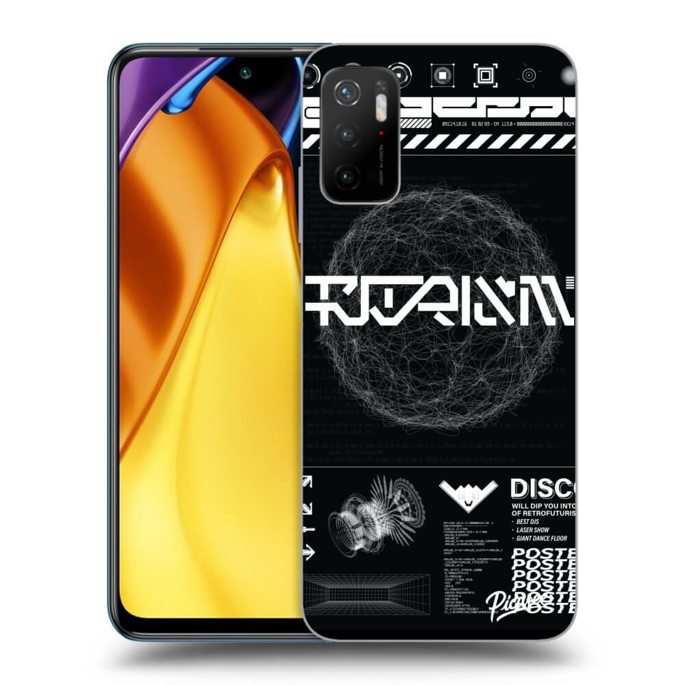 Picasee silikonowe czarne etui na Xiaomi Poco M3 Pro 5G - BLACK DISCO