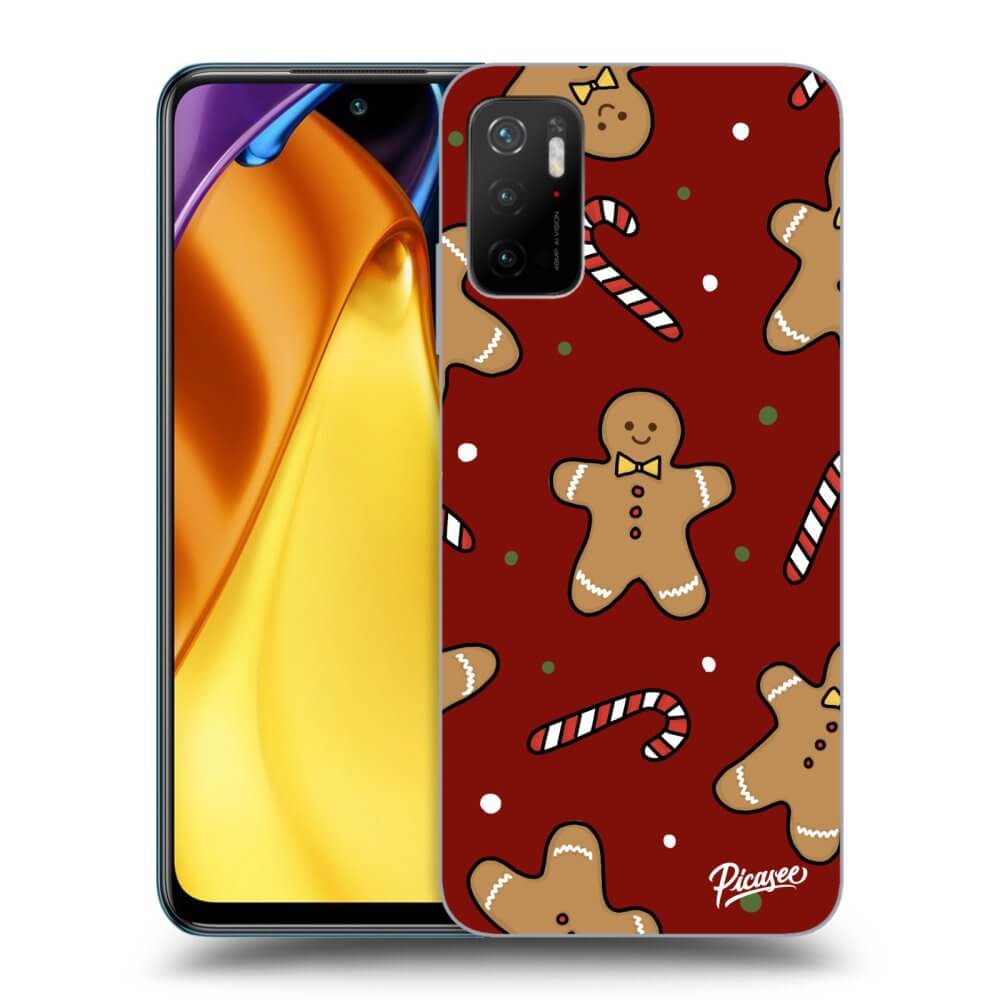 Picasee silikonowe przeźroczyste etui na Xiaomi Poco M3 Pro 5G - Gingerbread 2