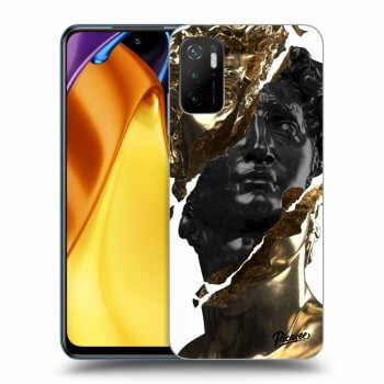 Etui na Xiaomi Poco M3 Pro 5G - Gold - Black