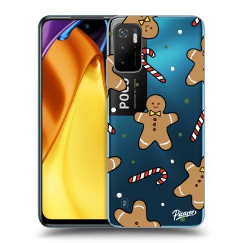 Picasee silikonowe przeźroczyste etui na Xiaomi Poco M3 Pro 5G - Gingerbread