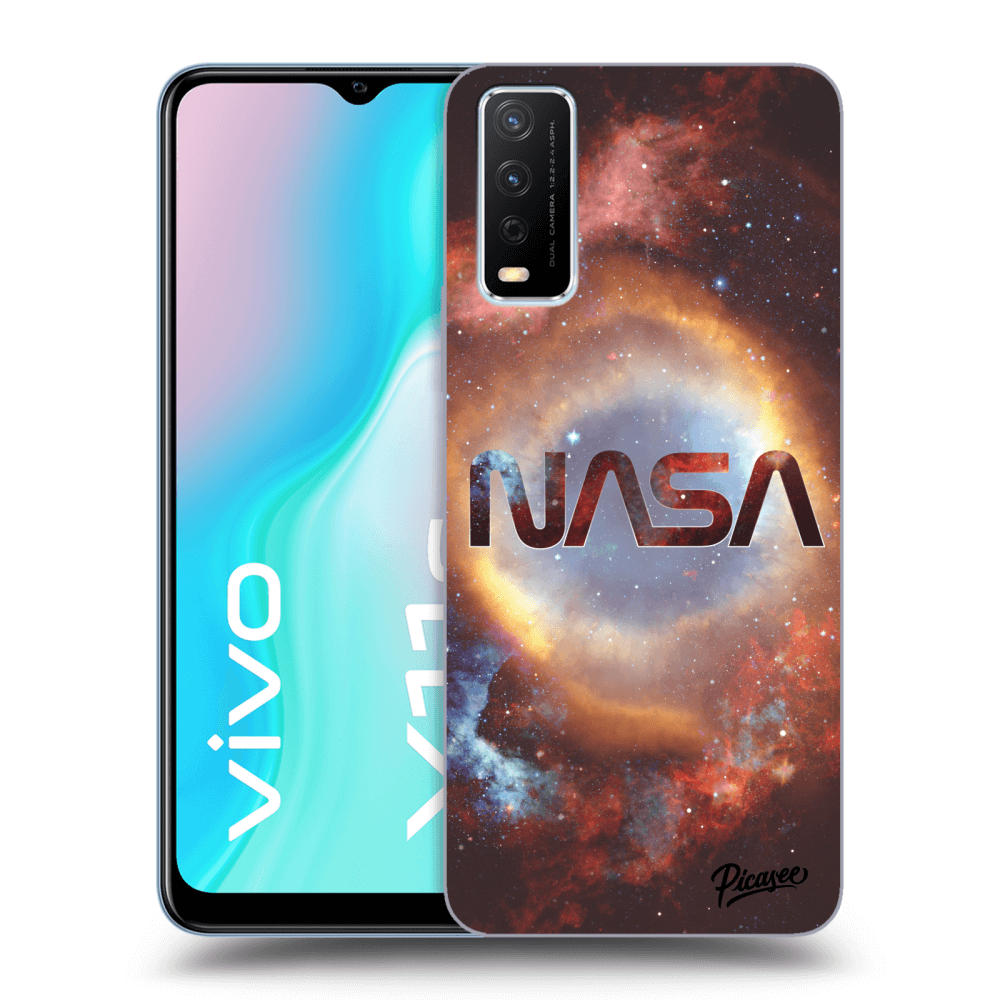 Picasee silikonowe przeźroczyste etui na Vivo Y11s - Nebula