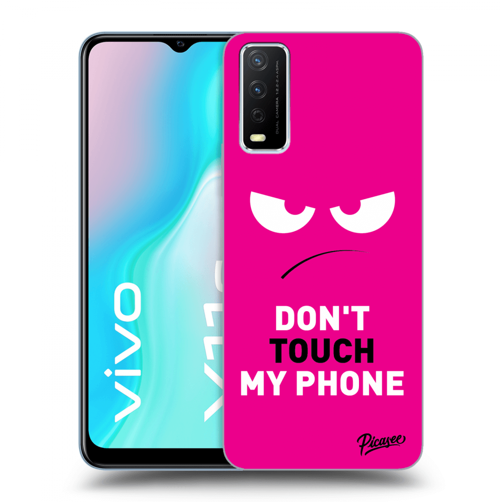 Picasee ULTIMATE CASE pro Vivo Y11s - Angry Eyes - Pink
