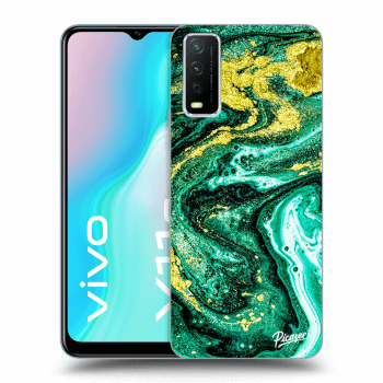 Etui na Vivo Y11s - Green Gold