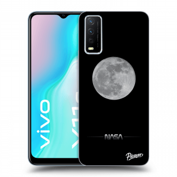 Picasee silikonowe czarne etui na Vivo Y11s - Moon Minimal