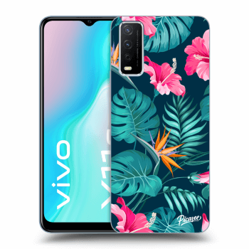 Etui na Vivo Y11s - Pink Monstera