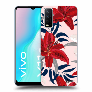 Etui na Vivo Y11s - Red Lily