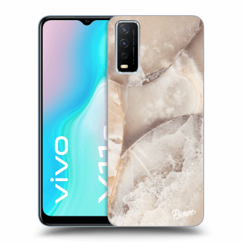 Etui na Vivo Y11s - Cream marble