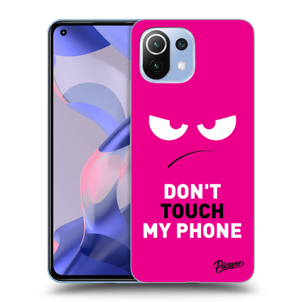 Picasee ULTIMATE CASE pro Xiaomi 11 Lite 5G NE - Angry Eyes - Pink