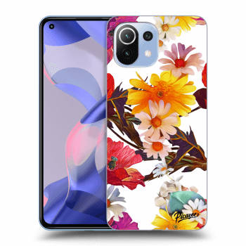 Picasee silikonowe czarne etui na Xiaomi 11 Lite 5G NE - Meadow