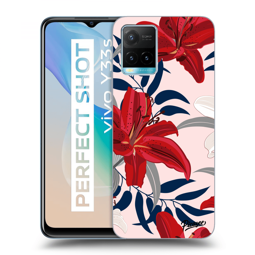 Picasee ULTIMATE CASE pro Vivo Y33s - Red Lily