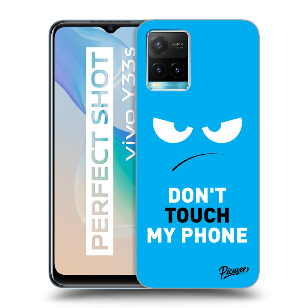 Picasee ULTIMATE CASE pro Vivo Y33s - Angry Eyes - Blue