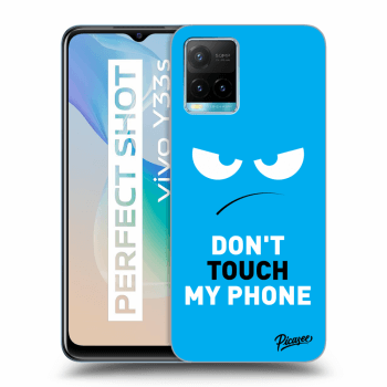 Etui na Vivo Y33s - Angry Eyes - Blue