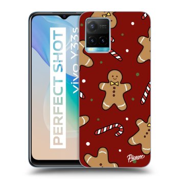 Picasee silikonowe przeźroczyste etui na Vivo Y33s - Gingerbread 2