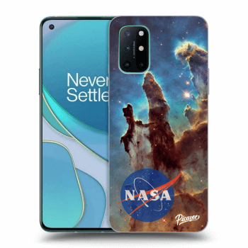 Picasee silikonowe czarne etui na OnePlus 8T - Eagle Nebula