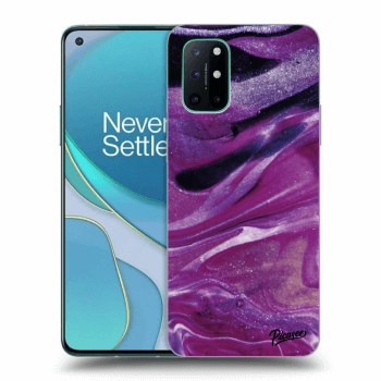 Etui na OnePlus 8T - Purple glitter