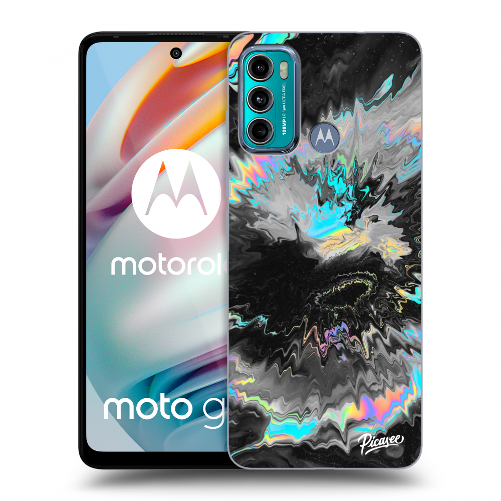 Picasee silikonowe czarne etui na Motorola Moto G60 - Magnetic