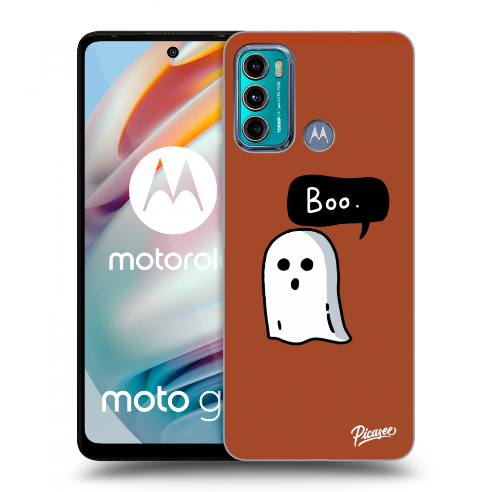 Picasee silikonowe przeźroczyste etui na Motorola Moto G60 - Boo
