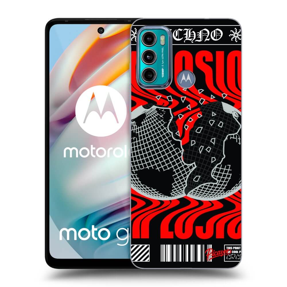 Picasee silikonowe przeźroczyste etui na Motorola Moto G60 - EXPLOSION