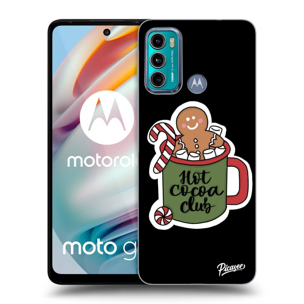 Picasee silikonowe czarne etui na Motorola Moto G60 - Hot Cocoa Club