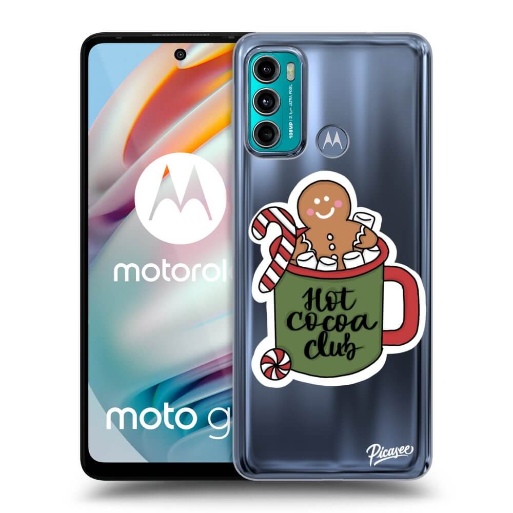 Picasee silikonowe przeźroczyste etui na Motorola Moto G60 - Hot Cocoa Club