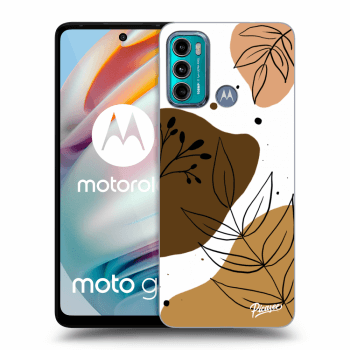 Picasee silikonowe czarne etui na Motorola Moto G60 - Boho style