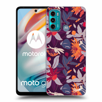 Etui na Motorola Moto G60 - Purple Leaf