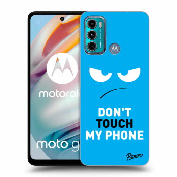 Etui na Motorola Moto G60 - Angry Eyes - Blue