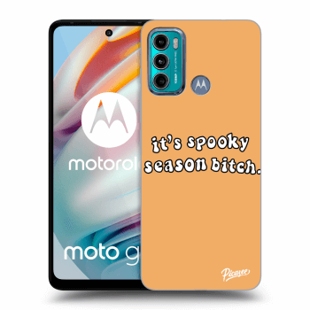 Picasee silikonowe przeźroczyste etui na Motorola Moto G60 - Spooky season