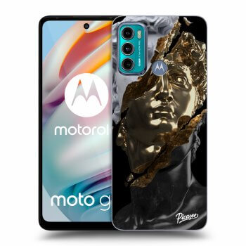 Picasee silikonowe czarne etui na Motorola Moto G60 - Trigger