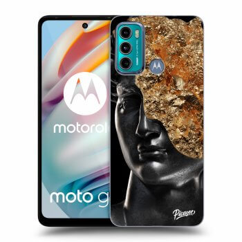 Picasee silikonowe czarne etui na Motorola Moto G60 - Holigger