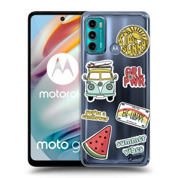 Picasee silikonowe przeźroczyste etui na Motorola Moto G60 - Summer