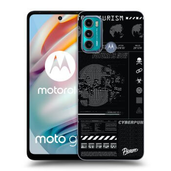 Picasee silikonowe czarne etui na Motorola Moto G60 - FUTURE