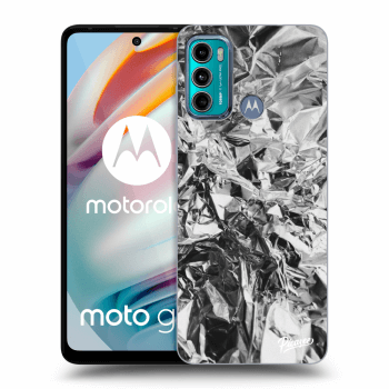 Picasee silikonowe czarne etui na Motorola Moto G60 - Chrome