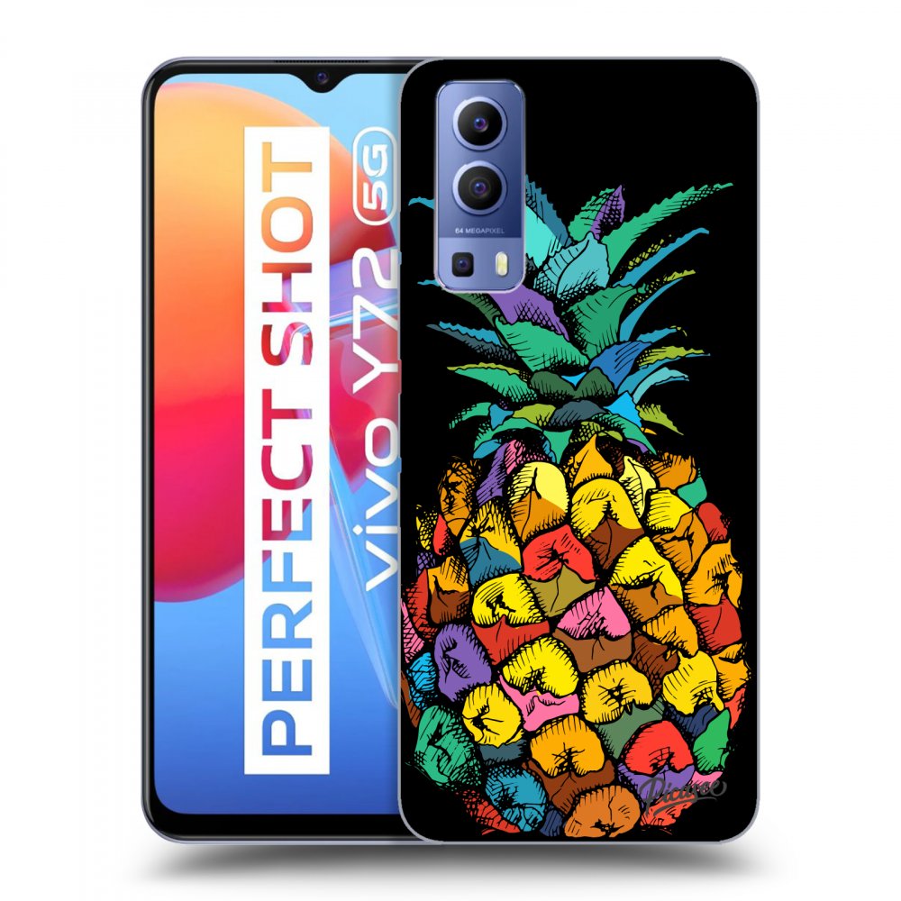 Picasee ULTIMATE CASE pro Vivo Y72 5G - Pineapple