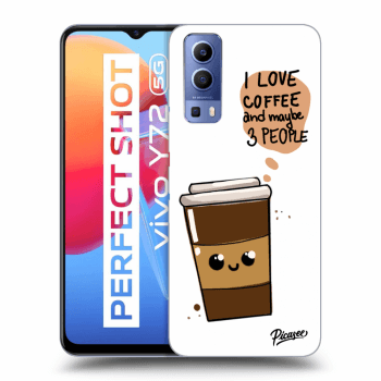 Etui na Vivo Y72 5G - Cute coffee