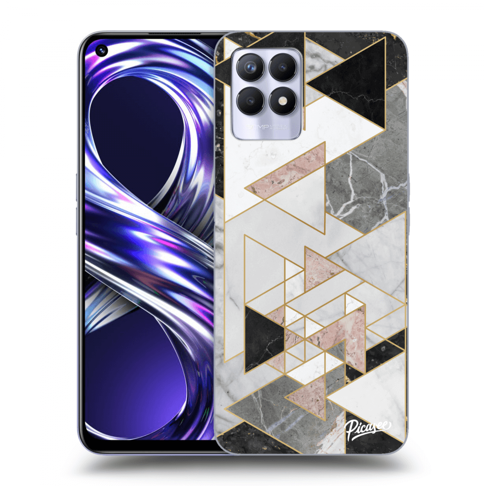 Picasee ULTIMATE CASE pro Realme 8i - Light geometry