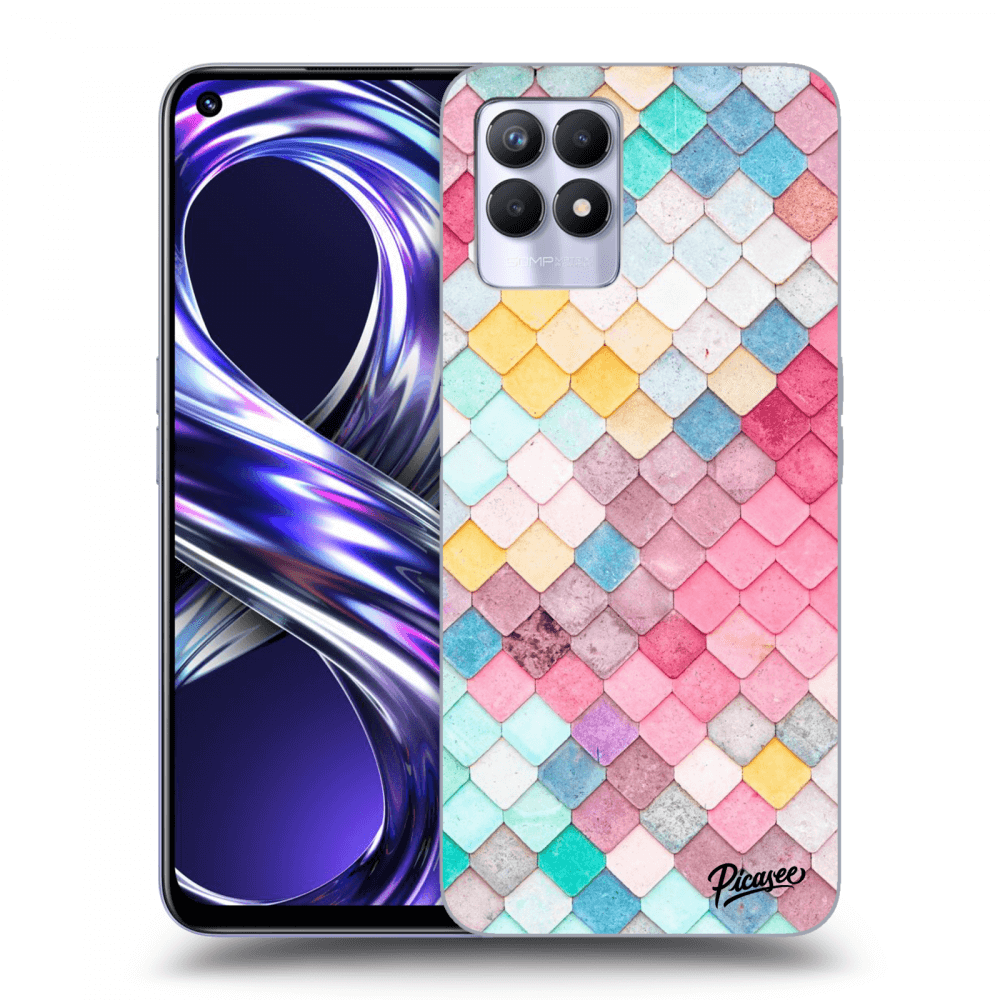 Picasee ULTIMATE CASE pro Realme 8i - Colorful roof